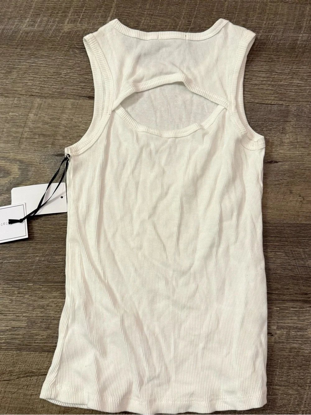 1. State Ribbed Tank Top - Picture 2 of 3